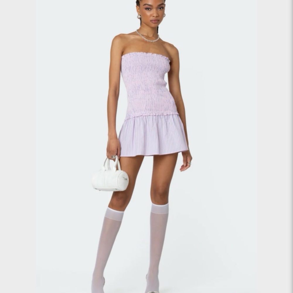 Edikted strapless tube mini dress